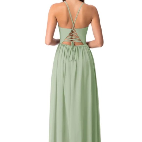 AZAZIE AAIDA bridesmaid dress - Dusty Sage - Picture 5 of 6
